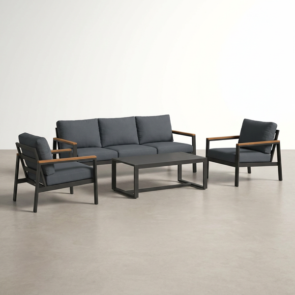Solterra Luxe Outdoor Lounge Set — Studio Shot